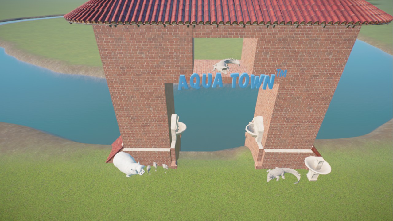 Aqua Town gate