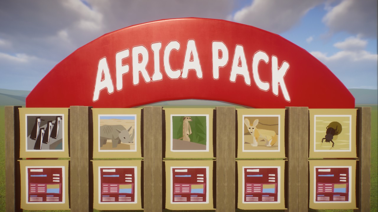 Custom Animal Sign Pack Africa