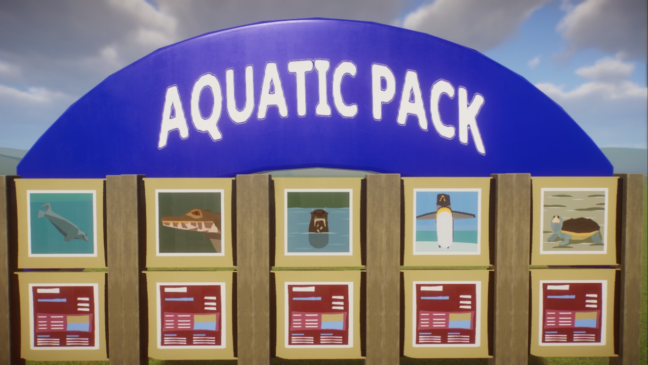 Custom Animal Sign Pack Aquatic
