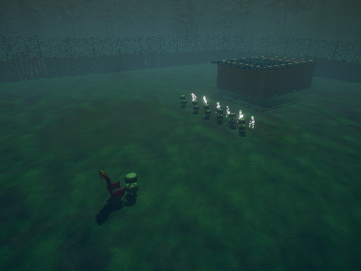 green table glitch