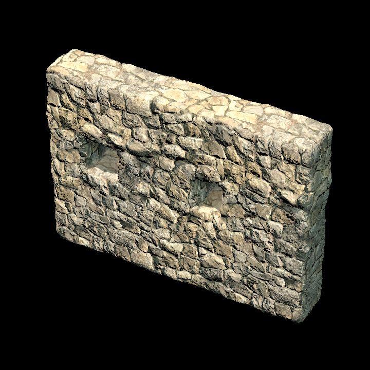 Modular ancient house - wall windows 02