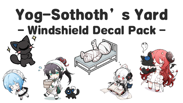 Yog-Sothoth's Yard Windshield Decal Pack