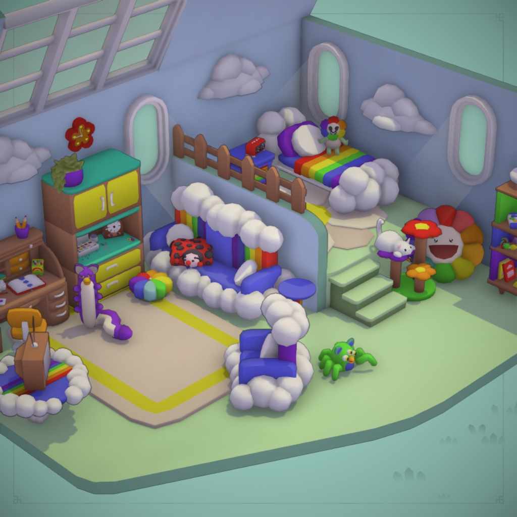 Rainbow playroom