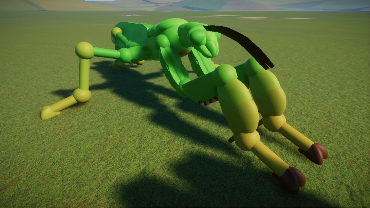 Posable Extras: Giant Praying Mantis Statue