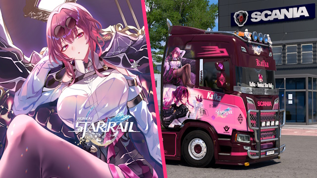 Scania R NG Kafka - Honkai: Star Rail Skin