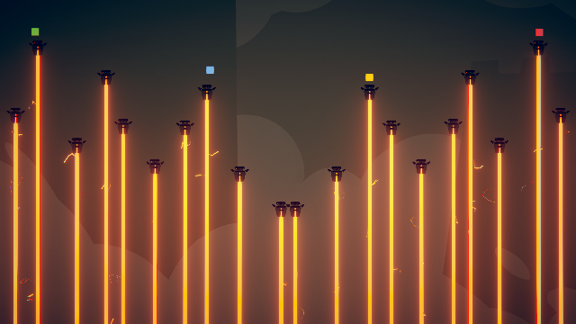 A Map about platforming on top of lazers