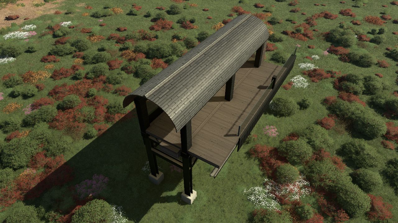 Raised Walkway E5 Long Balcony Right Main (Pro-Naturalist Pack)