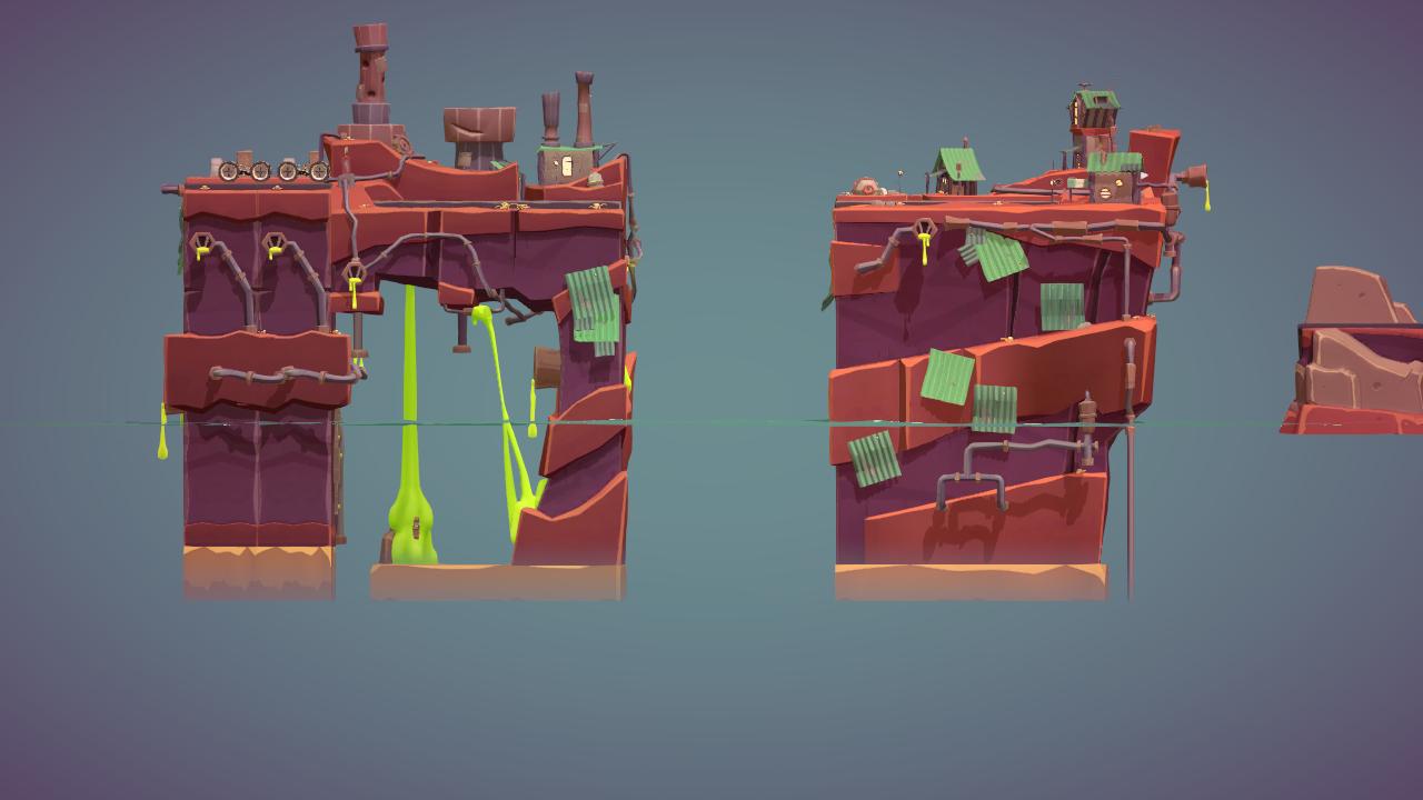 Monster Fippers in Radical-melt Town