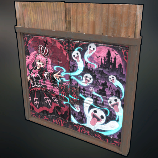 Ghost Queen Metal Double Door