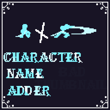 Character move name adder