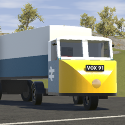 Scammell Scarab - Box Van - BR Blue