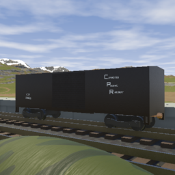 Old Canadian Pacific 40' Boxcar