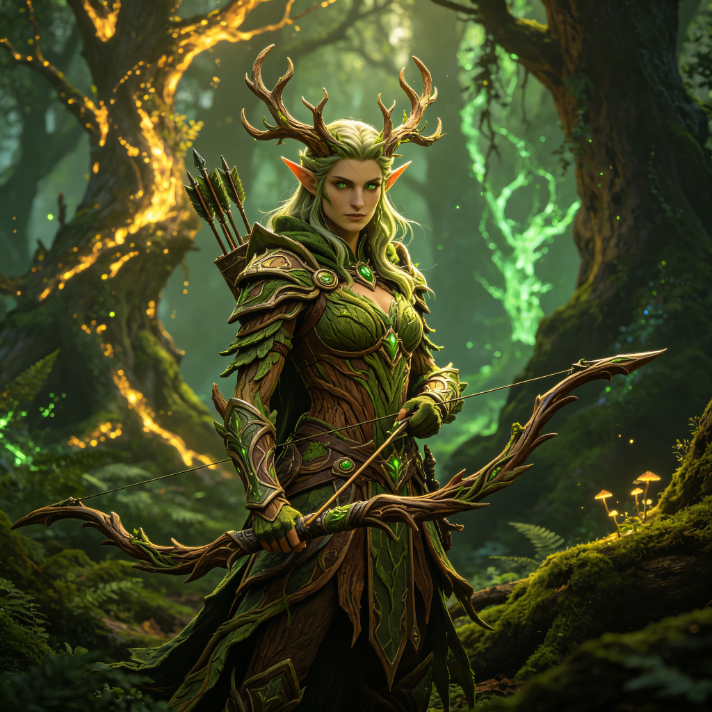 木精灵森林守护 - Wood Elf Forest Guard