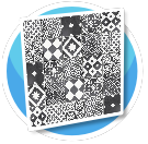 Ozcrea Mur Mosaïque noires preview