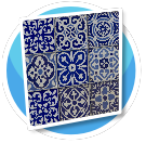 Ozcrea Mur Mosaïque bleu preview