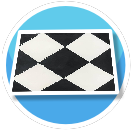 Ozcrea Sol Damier noir et blanc preview