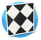 Ozcrea Mur Damier noir et blanc preview