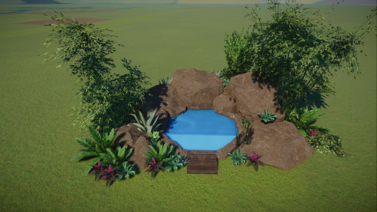 Water pool asia - tropical (sunbear)