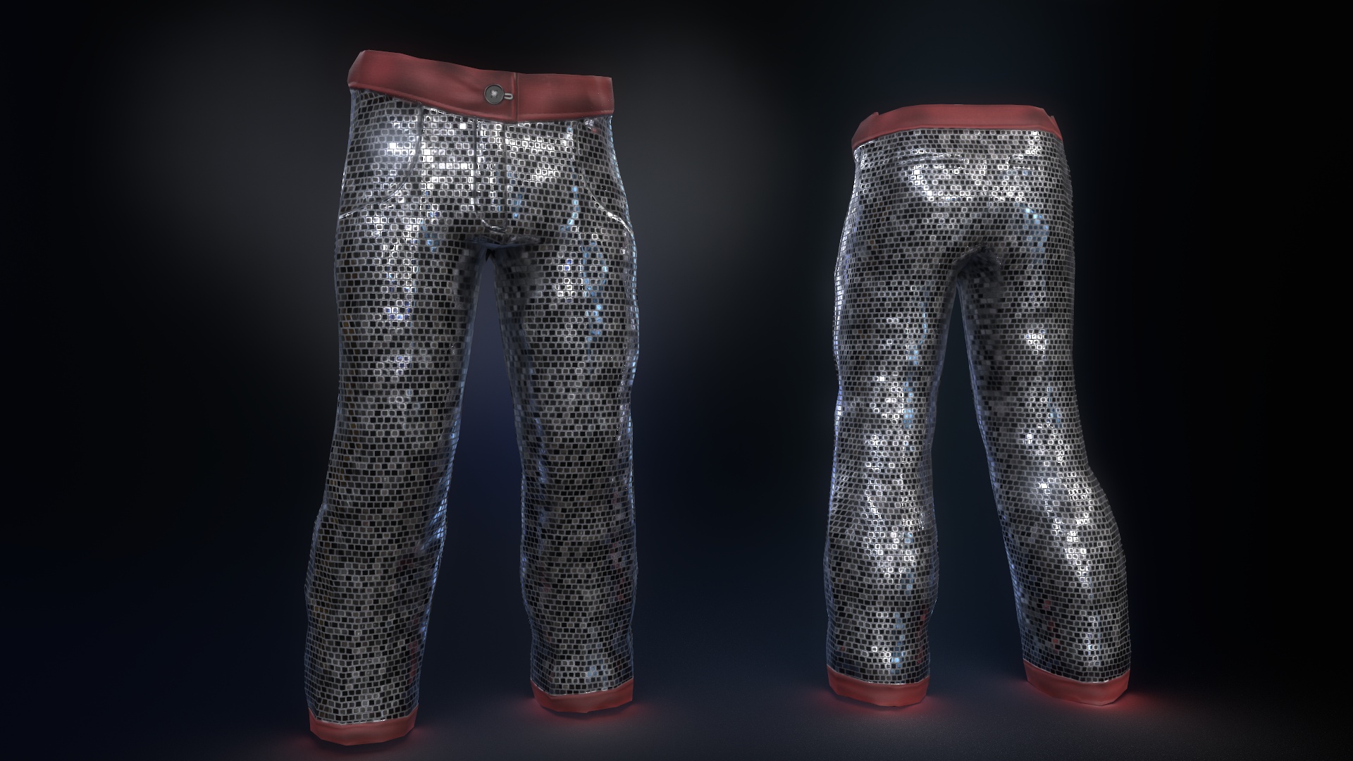 Burlap Disco Pants