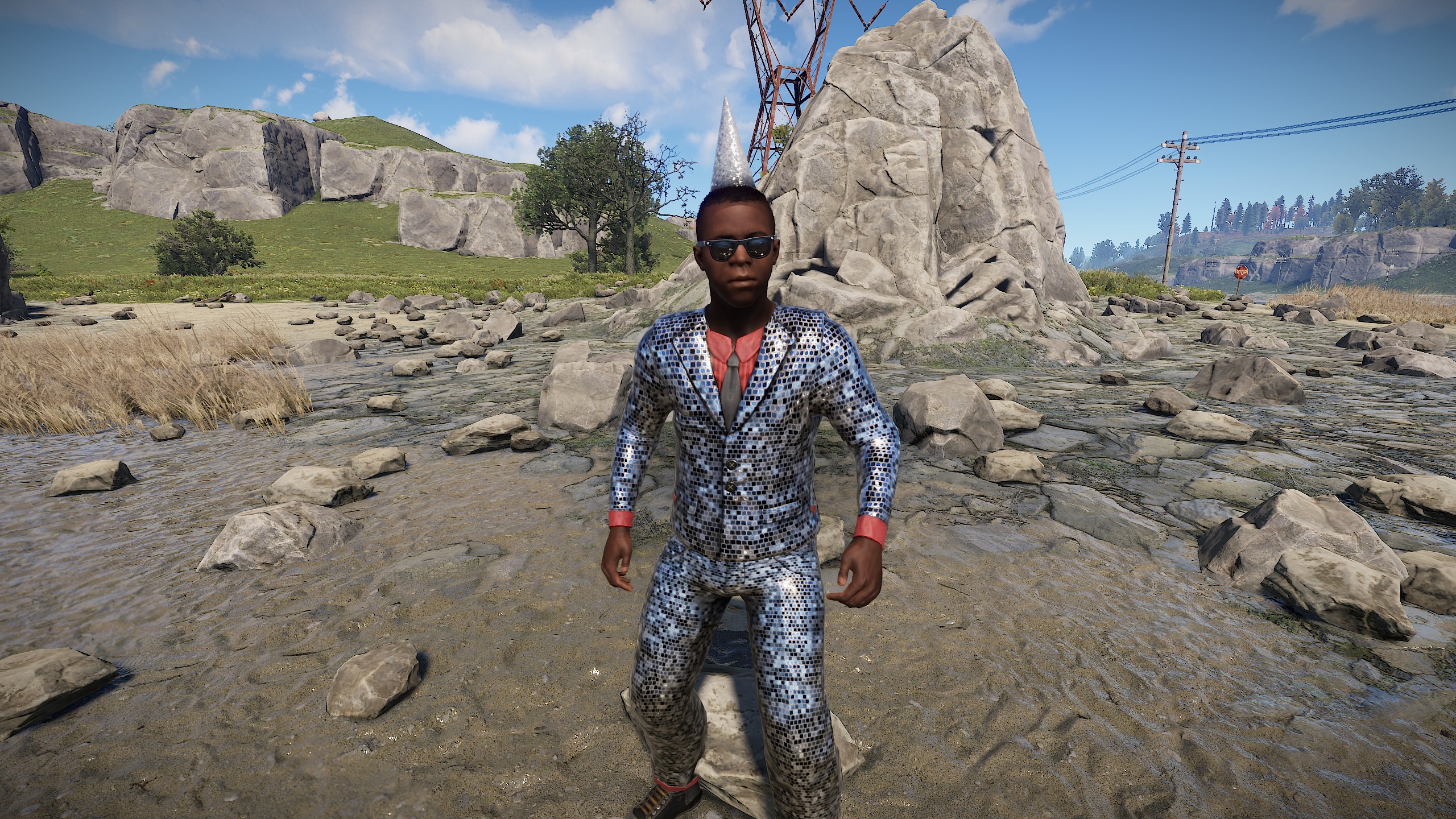 Burlap Disco Pants