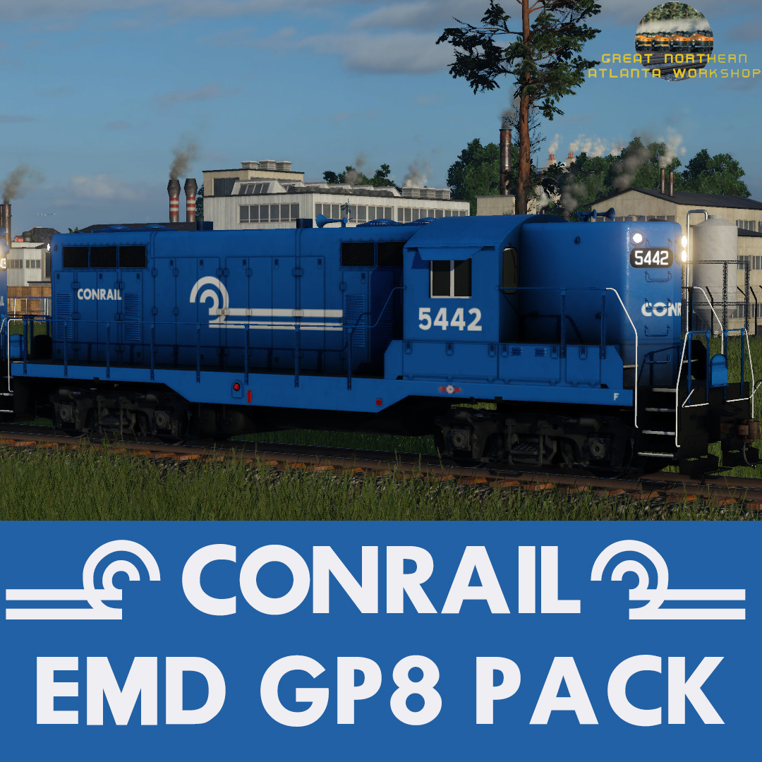 Conrail EMD GP8 Pack