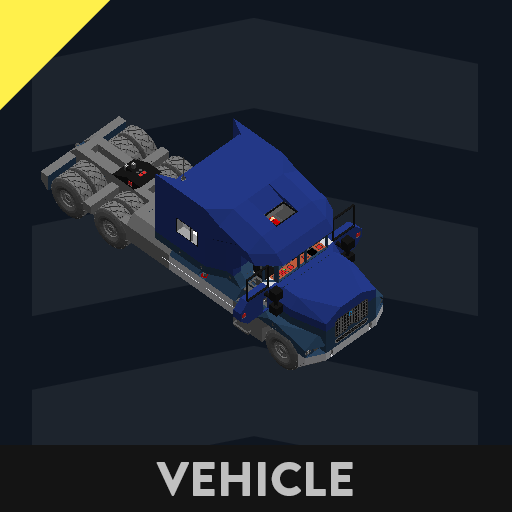 (Glacier Automotive) (Blizzard) Large Semi Truck Sleeper (Stock)