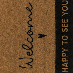 Welcome carpet / Direction-east