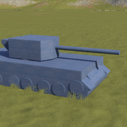 Target Practice: Light Tank (blue)