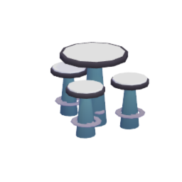 Geometric Bar Seating Set