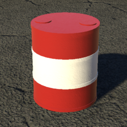 Steel 55 Gallon Oil Drum (explosive!)