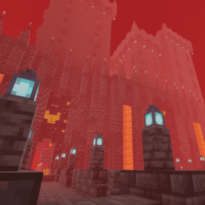 Minecraft Nether Bastion Castle