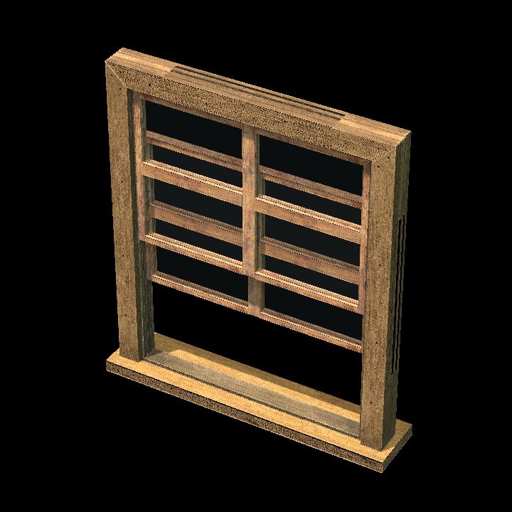 Wooden double hung window