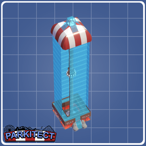 Umbrella gyros droptower