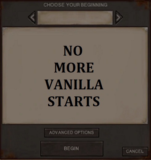 Remove Vanilla Game Starts preview