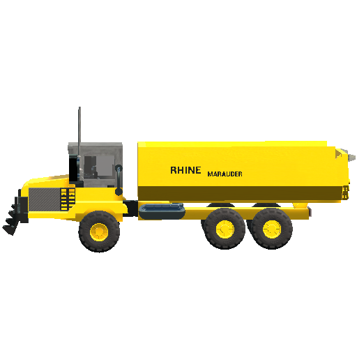 Marauder articulated dump truck