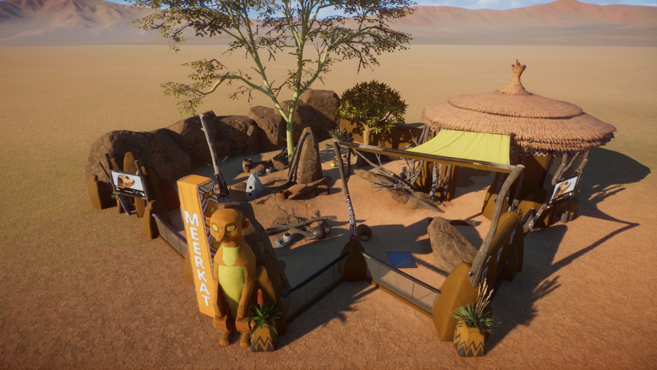 Meerkat Habitat - base game and Africa DLC only