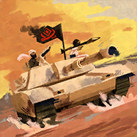 Insurgents On A Tank!