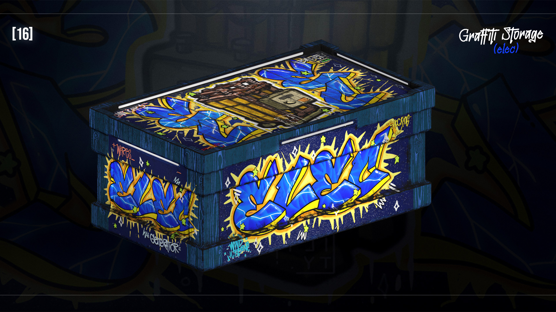 Graffiti Electrical Storage