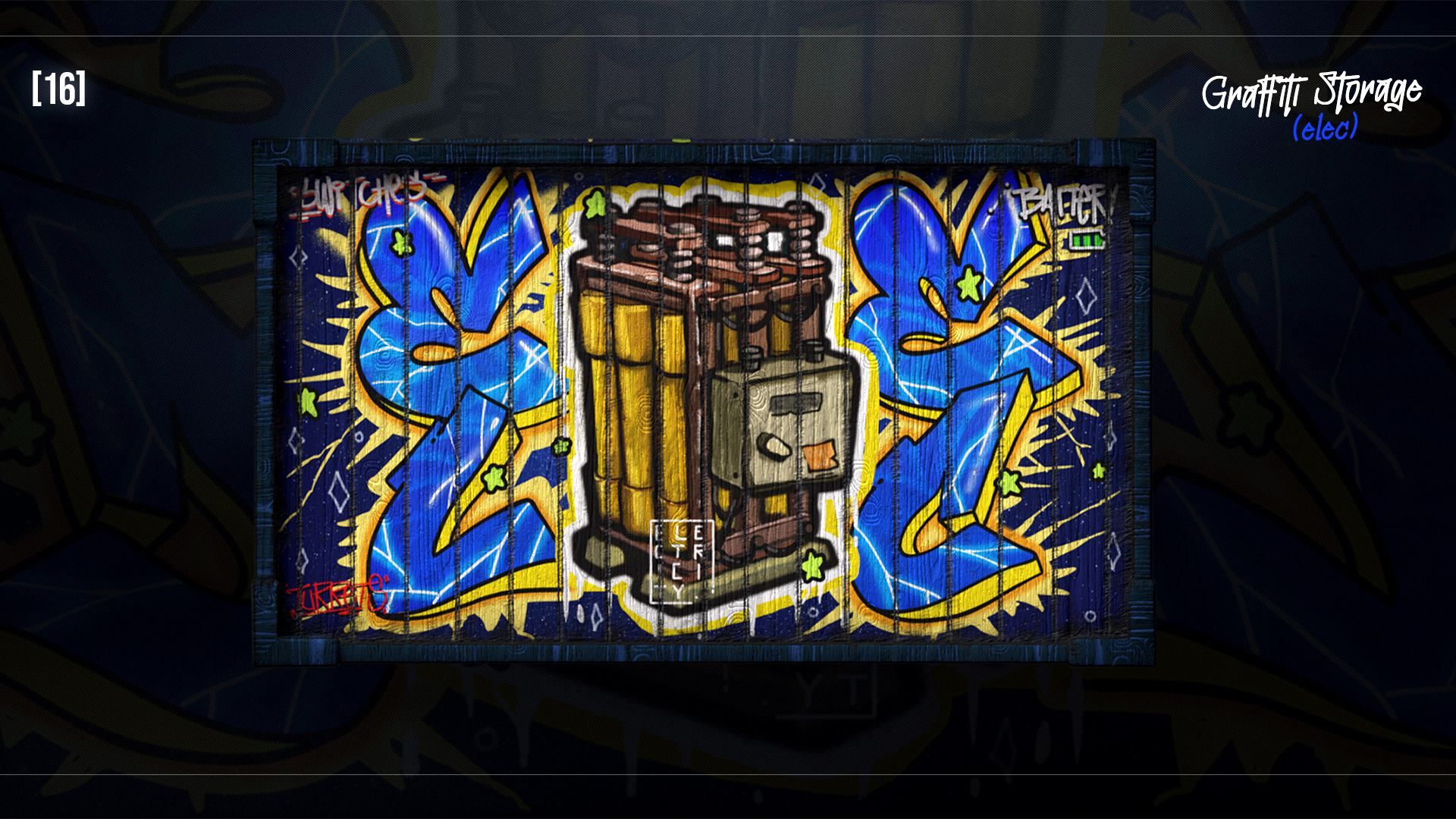Graffiti Electrical Storage