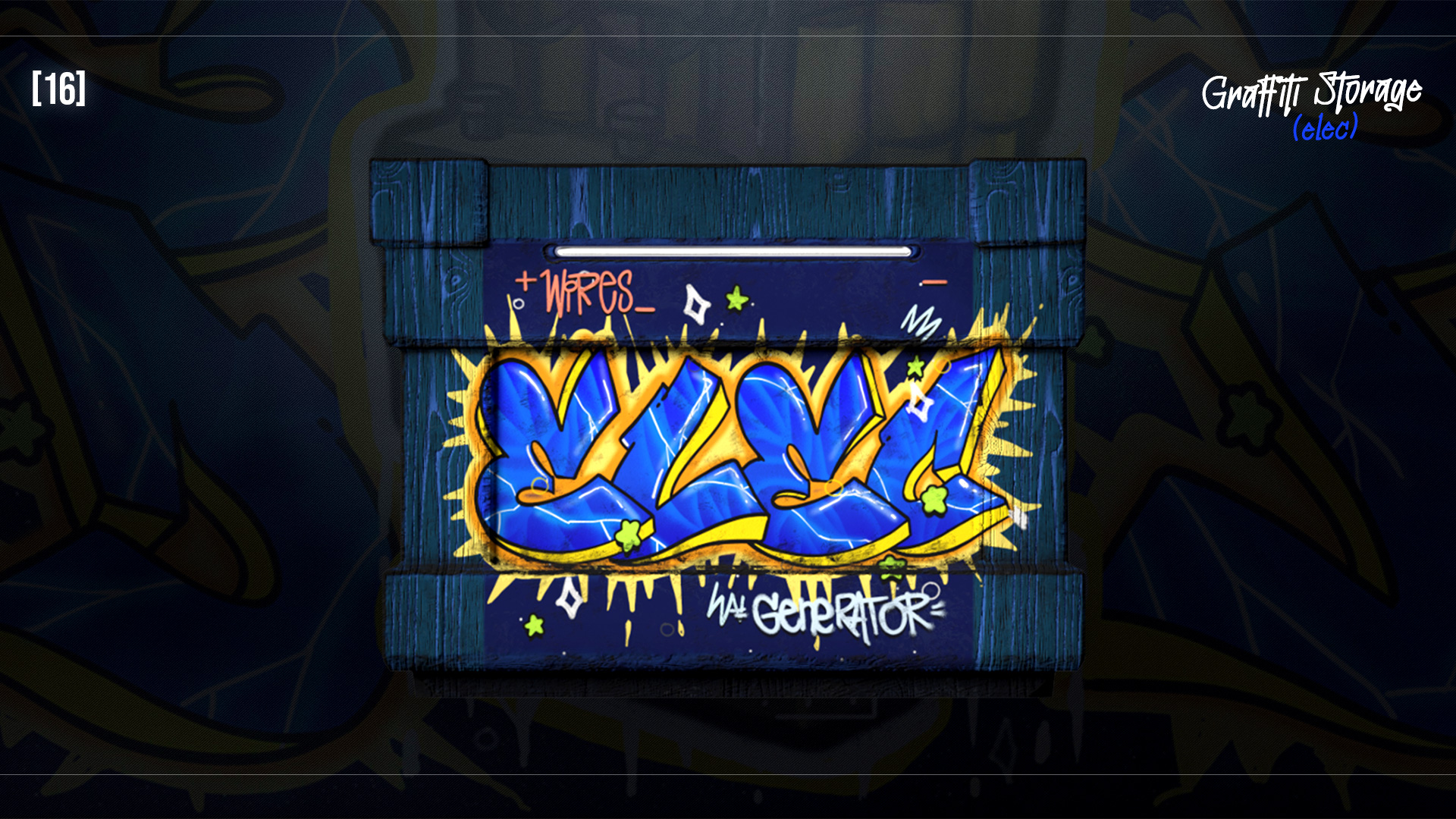 Graffiti Electrical Storage
