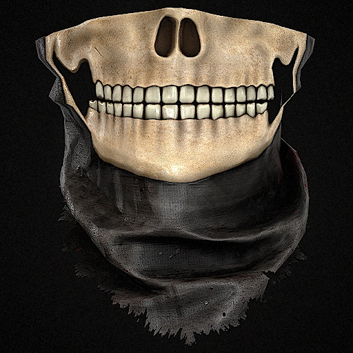 Skullbite | Bandana | (Transparent)