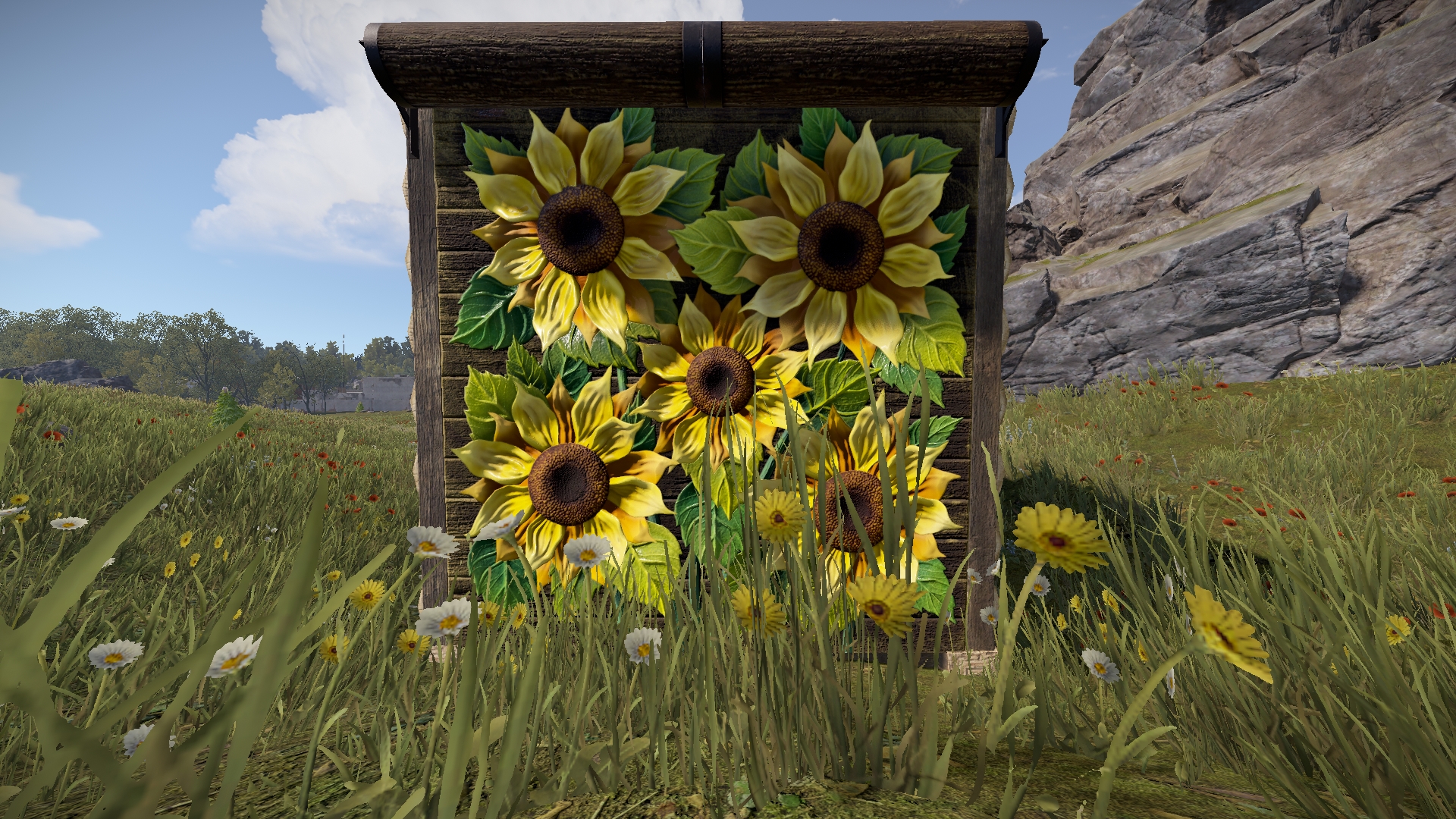 Sunflowers Garage Door screenshot 1