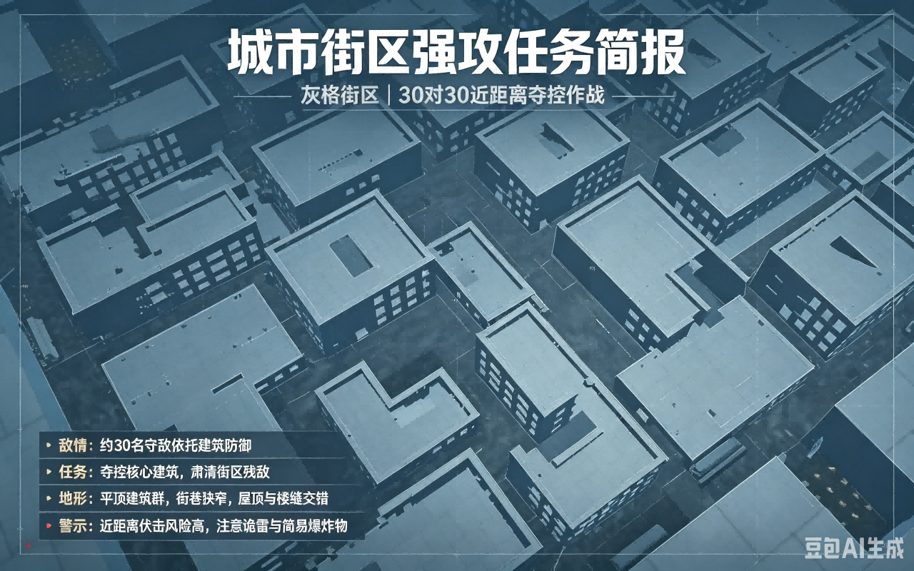 灰格街区 Grey‑Grid Block