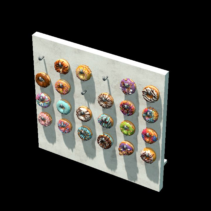 Wall of donuts 1