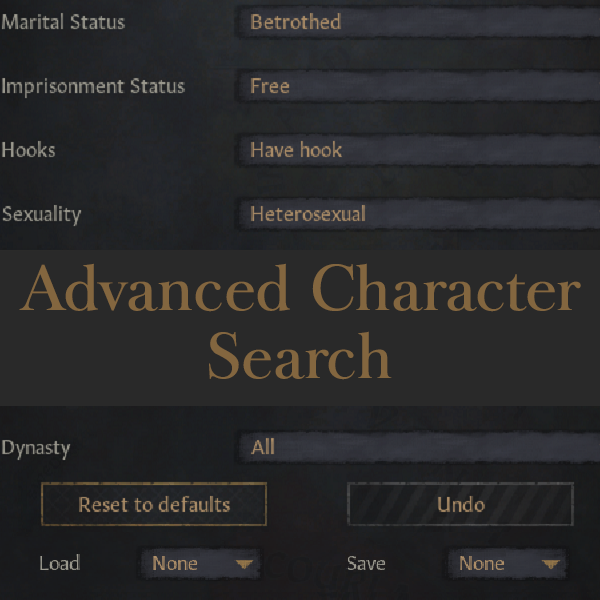Advanced Character Search