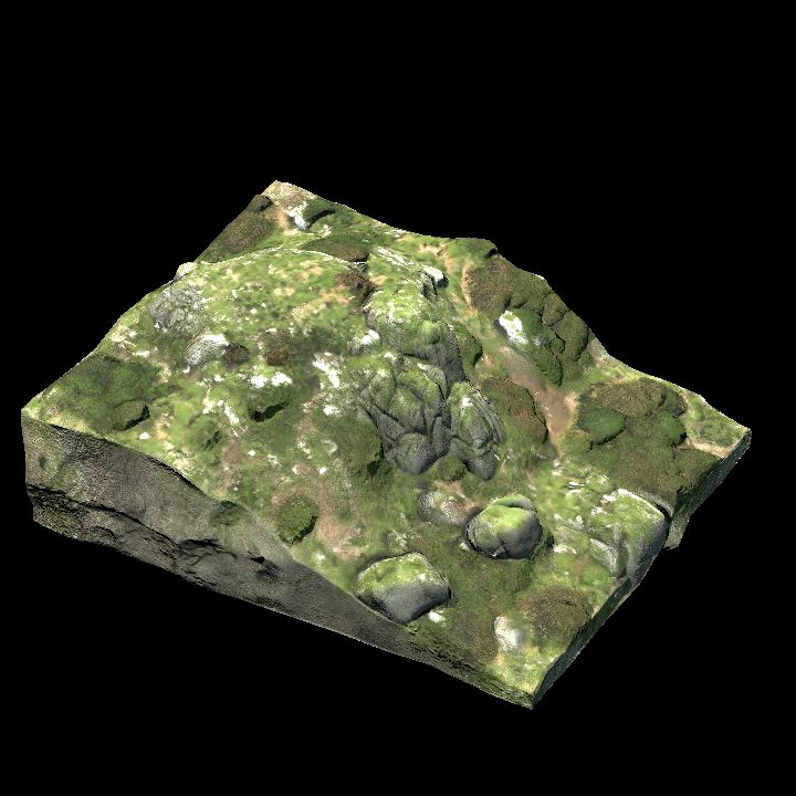 Terrain, Hill, Rock 4