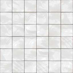 1x1 Slider Square Wall Tile Dim White  Textured