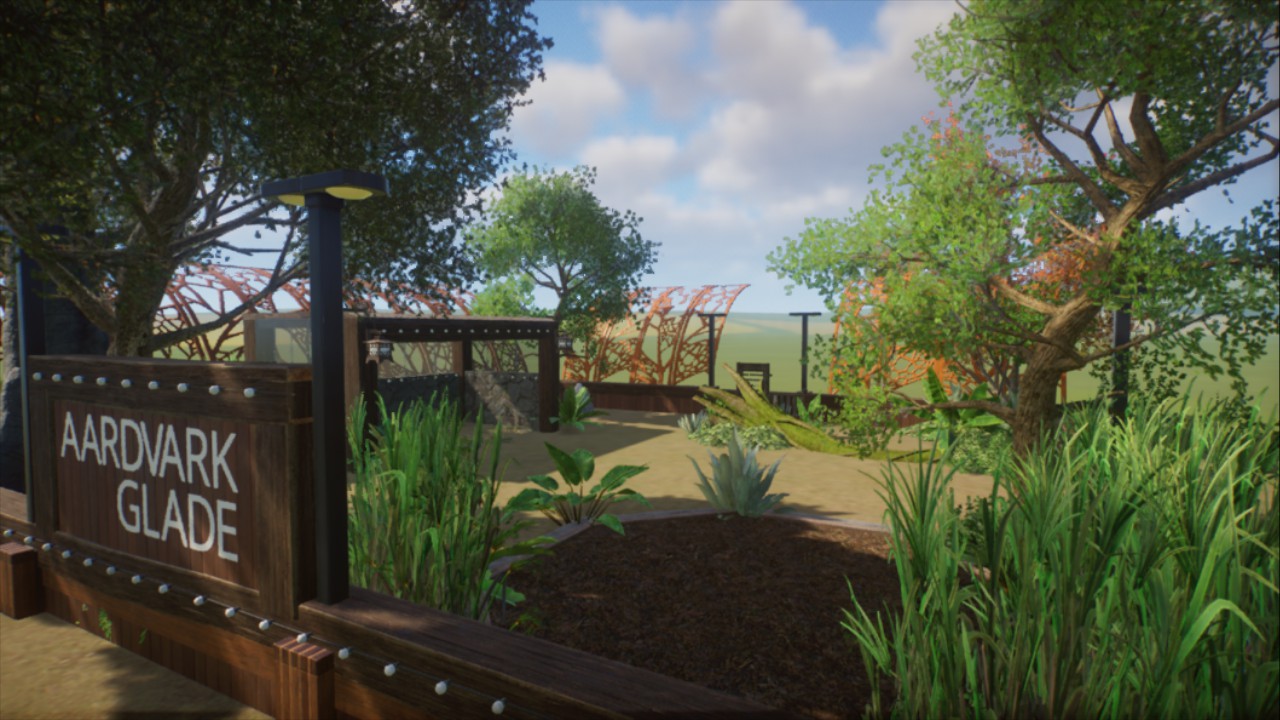 Aardvark Glade Exhibit Habitat