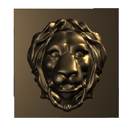 Brass Lion Head Knocker