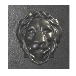 Steel Lion Head Knocker